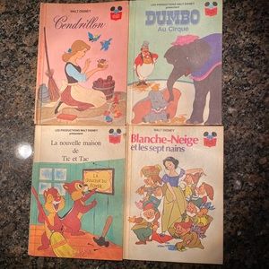 Vintage Disney french books  70’s